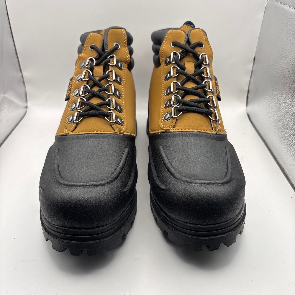 FILA Weathertec NWT Mens Boots Wheat Black Duck Toe 1SH40122-202 Size 10